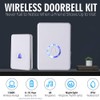 KCMYTONER 4 Set Wireless Smart Doorbell 433mhz Doorbell Best Long