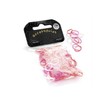 250 pcs Mini Hair Braid Elastic Bands in Shades of