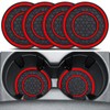 Auprite Car Cup Coasters, 4PCS 2.75 Inch Universal Auto Cup