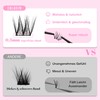 CALAILIS CDD04-MIX Individual Eyelashes, 96 Pieces, DIY Individual Eyelashes for