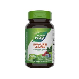 Natures Way  Hojas de Uva Ursi  370 mg por cpsula  100 cpsulas veganas  Suplemento herbal  Sin gluten  Sin OGM                                        