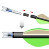 Lzwow 6PCS Lighted Nocks Universal Fit for Crossbow Bolts with