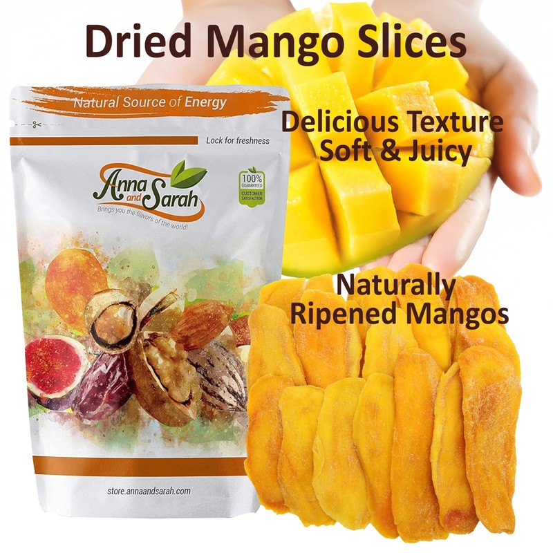 Anna and Sarah Extra Low Sugar Added Dried Mango Slices
