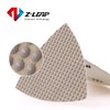 Z-LEAP Triangle Diamond Sandpaper Sheet Discs Sanding Pads for for