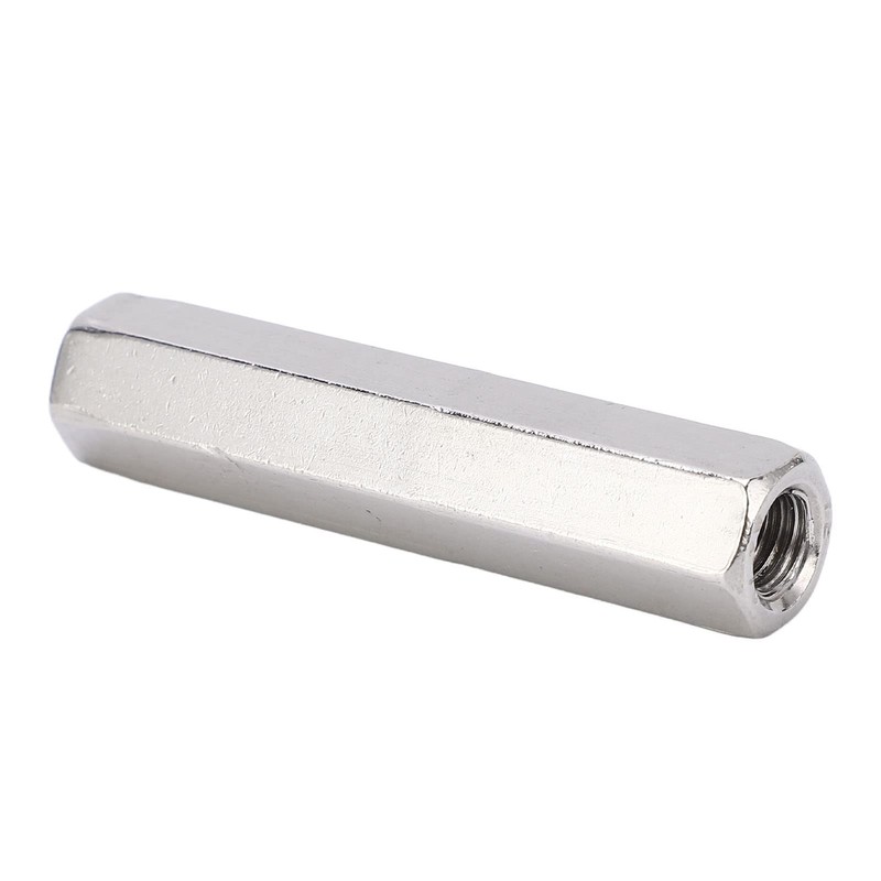 Tissting Hex Coupling Nut M8 x 1.25, 5 Pcs, 13mm
