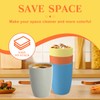 Homienly Drinking Glasses & Shatterproof Cups Set of 4 |