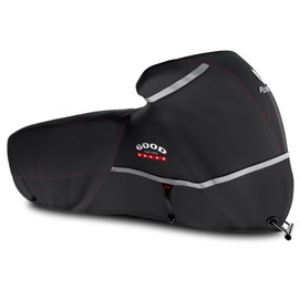 Rosefray Motorcycle Cover 600D Heavy Duty All Season Universal Weather Waterproof Sun Outdoor Protection Durable Night Reflective& 96" XXL Vehicle Cover/Black