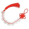 White Jade Pendant Pure Color Eight White Jade Chinese Knot