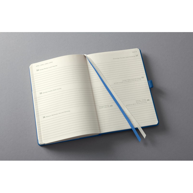 SIGEL C2568 Conceptum Weekly Planner 2025, Approx. A5, Blue, hardcover,