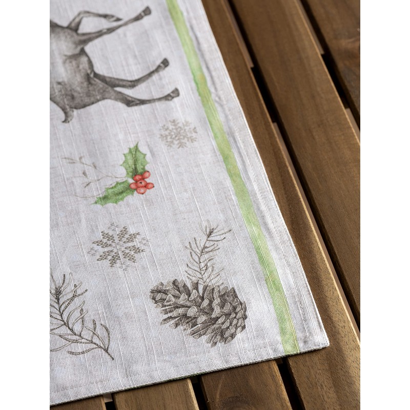 Maison d' Hermine Christmas Dew 100% Cotton Set of 4
