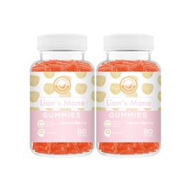 Safer Products Lion’s Mane Mushroom Gummies - May Support Focus, Memory, and Mood - Lemon Berry Flavor - Vegan, Non-GMO, Gluten-Free, Gelatin Free - 120 Count