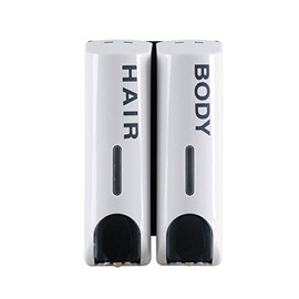 6504 Hair & Body Soap Dispenser for Wall - White - Hotel Version