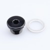 AC PERFORMANCE M12x1.5 Low Profile Hex Port Plug Aluminum Black