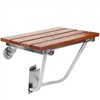 17 Inchs Folding Shower Seat Wall Mounted, Foldable Shower Bench