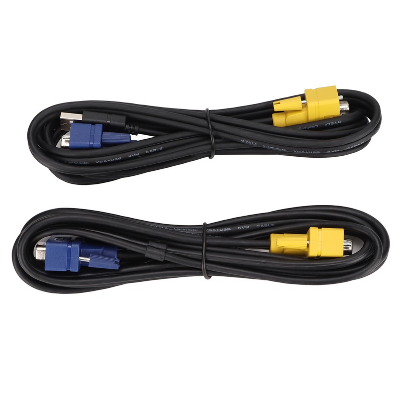 2 In 1 Out VGA KVM Switch 4 USB Port