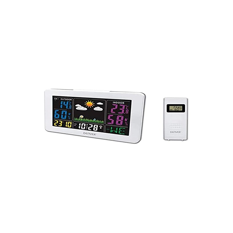 Denver WS-540 Weather Station with Outdoor Sensor, Alarm Function and