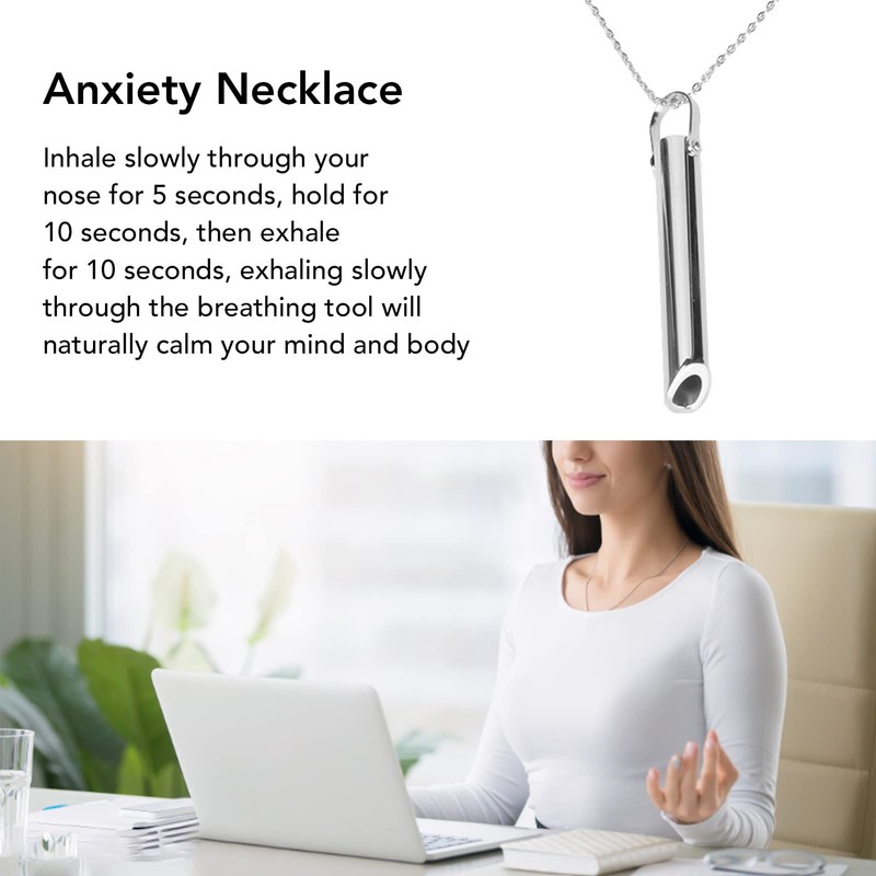 Breathing Collar for Anxiety Relief, Slows Breathing for Healthy Skin