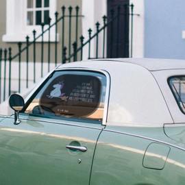 Mr. & Mrs. Panda Car Sun Shade Unicorn Witch Gift Car Window Sun Protection Film Sun Visor Sun Protection for