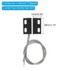 PATIKIL Magnetic Reed Switches 2pcs Unwired Surface Mount Magnetic Contact