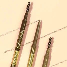 Eveline Cosmetics Micro Precise Brow Pencil Micro Precise Brow Pencil No. 01 Taupe - Ultra-Precision, Long-Lasting, Smudge-Proof Eyebrow Definer with Built-in Brush