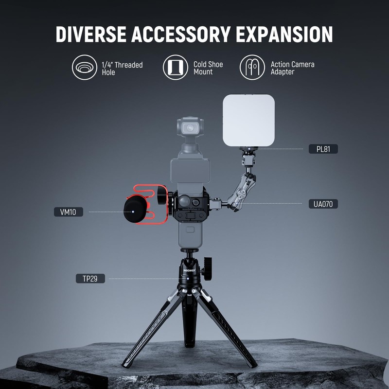 NEEWER AC009 Pocket 3 Cage Compatible with DJI Osmo Pocket