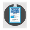 IMPRESA Sous Vide Silicone Lid for Precision Cooking Compatible with