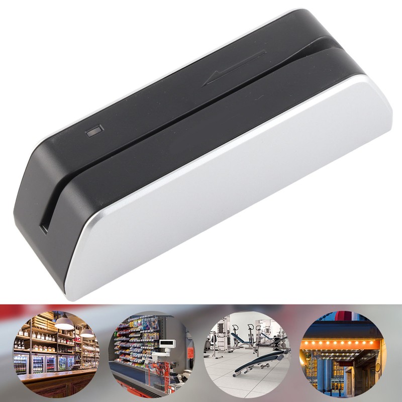 3 Tracks Card Reader USB Interface Mini Magnetic Stripe Reader