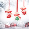 Christmas New Year Countdown Advent Hanging Calendar Gift Bags Pouches