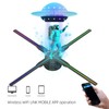 3D Hologram Fan,HD LED Hologram Fan WIFI Projector with 700