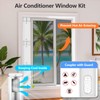 Portable Ac Window Vent Kit - Universal Adjustable Window Seal