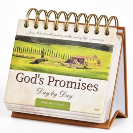 Motivational Calendar - Daily Bible Quote Calendar, 5.3" x 4.85", Undated Flip Calendar for Desk, Bible Verse Perpetual Desk Calendar, Christian Desk Decor with Retro Thick Paper, Hardbound