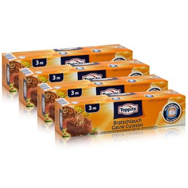 4x Toppits Aroma Bratschlauch 3 m - Ofen bleibt sauber