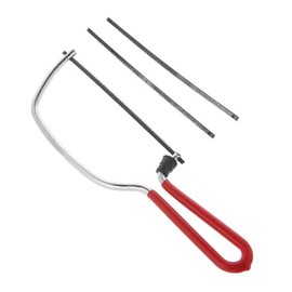 Junior Hacksaw Hand Saw with Non-Slip Rubber Grip 2 Pieces 150mm Saw Blades Suitable for Metal, Plastic, Wood