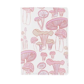 Snogisa Passport Cover for Kids, Women and Men,Travel Documents Organizer Protecto,Travel Passport Holder,Passport Holder Cover Travel Wallet (mushroom)