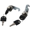 napkery 2Pack General Cabinet Replacement Keyed Cabinet Locks Alike Keyed