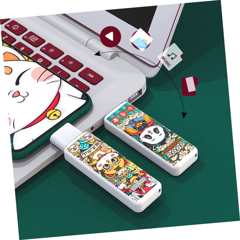 KOMBIUDA 32gb USB Drive Flash Drive with Buckle Portable u