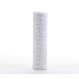 Hydronix SWC-25-1050 Universal Whole House String Wound Sediment Water Filter Cartridge 2.5" x 10" - 50 Micron