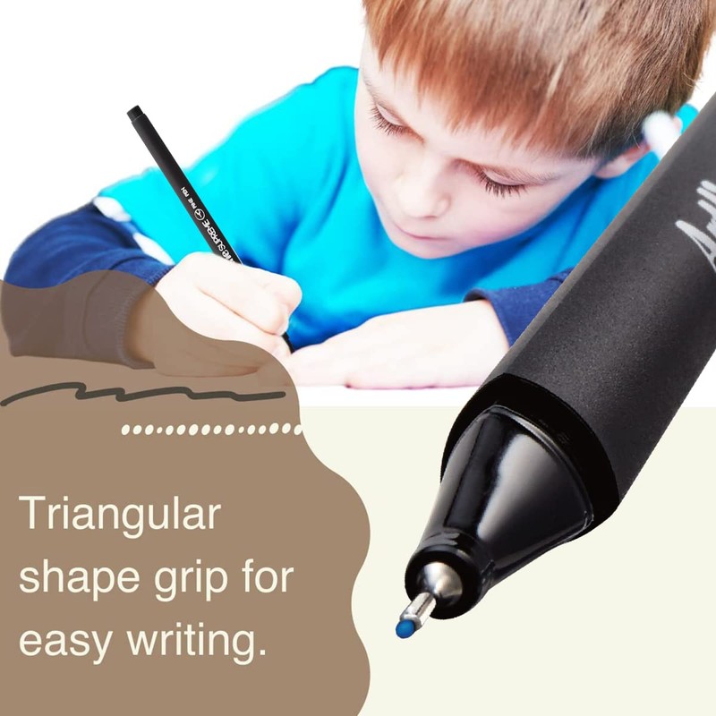 Artline 'Supreme Fine Pen' Fineliner Pens 0.4mm - Bright Vivid