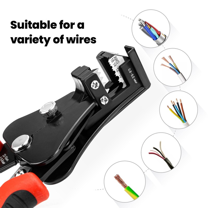 KAIWEETS Automatic Wire Stripper/Wire Cutter, 3 in 1 Adjustable Wire