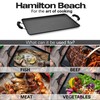 Hamilton Beach Nonstick Double Griddle 19x11-Inch - Black Aluminum Griddle
