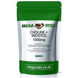 Choline & INOSITOL Tablets 1000mg x 30 - MEGAVITES