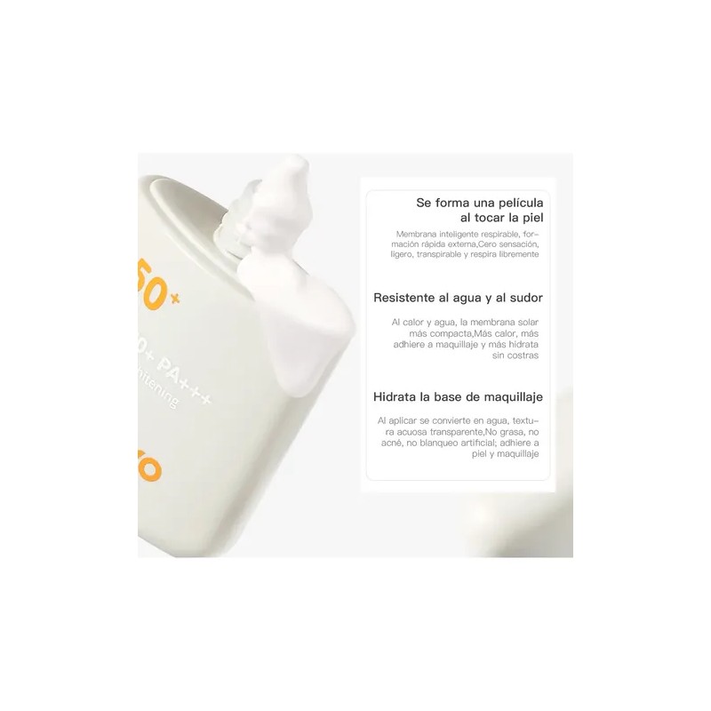 Crema Solar Laolis Bloqueador Fps 50 Invisible 50ml