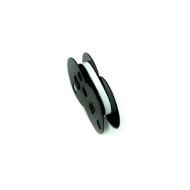 New Universal Typewriter Ribbon Spool, Black Nylon Cloth with White Correction Tape; Superior Replacement for NU-KOTE BW277, PORELON BW277, Sears 53770, Smith Corona SC-20BW-SCM. (GRC T4-NYBW)