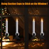 Wondise Flameless Window Candles with Timer & Remote, Battery Operated