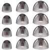 HINZIC 12 Pack Large/Medium/Small(10/8/6mm) Hearing Aids Domes, Silicone Hearing aids