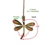 Large Pewter Dragonfly Ceiling Light Fan Pull Pull Chain Extender