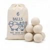Premium Wool Dryer Balls 6-Pack - 100% Organic New Zealand