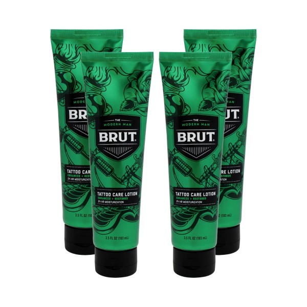 Brut Tattoo Care Lotion 24 Hr Moisturization by Brut for