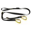Fusion Y Legged Lanyard with Double Locking Carabiner, Black, Climbing