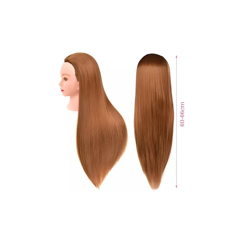 Cabeza De Entrenamiento De Maniquí De Peluquería 24 Pulgadas